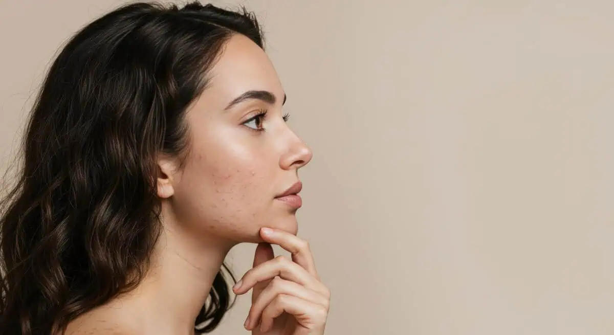 Clear skin results after Acne Bootcamp at Belle Visage Aesthetics.